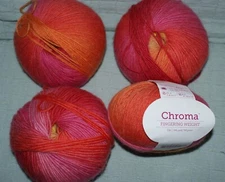 Knit Picks Chroma Fingering Lave Yellow Orange Pink 13 oz. Yarn Fast Shipping