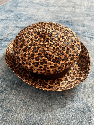 Eric Javits Leopard Print Vintage Animal Print package left hat Eric Javits | Accessories | Eric Javits Leopard Print  main image 3