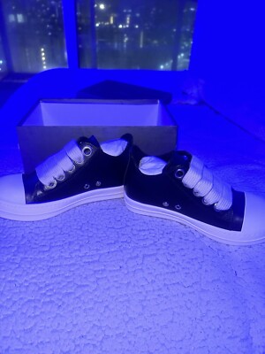 RICK OWENS RAMONE JUMBO LOWBLACK MILK PORTERVILLE /  Size 40