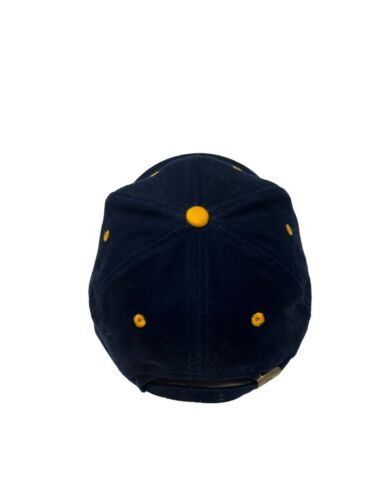 General Motors GM Dealership Brau Arlington Baseball Hat Cap Adult Blue Yellow - Picture 5 of 10
