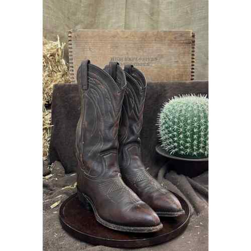 Frye Women - Size 9M - Brown Cowboy Boots Style 77689 - Picture 1 of 8