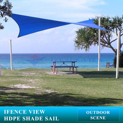 Ifenceview Blue 6'x6'-6'x24' Rectangle Sun Shade Sail Patio Pool Canopy Awning - Picture 5 of 7