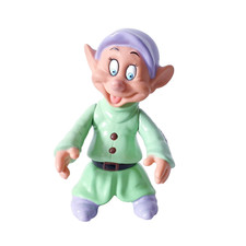Disney Schneewittchen Zwerg Dopey Seppl beweglich mit magischem Kuss ca 14 cm