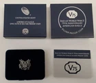 2020 W American Eagle V75 Silver 1 oz $1 20XF End of WWII OGP Box COA *NO COIN*