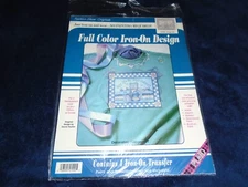 Plaid Fashion Show Originals Iron-On Design Enjoy Life 57990, Bear & Honey, New 