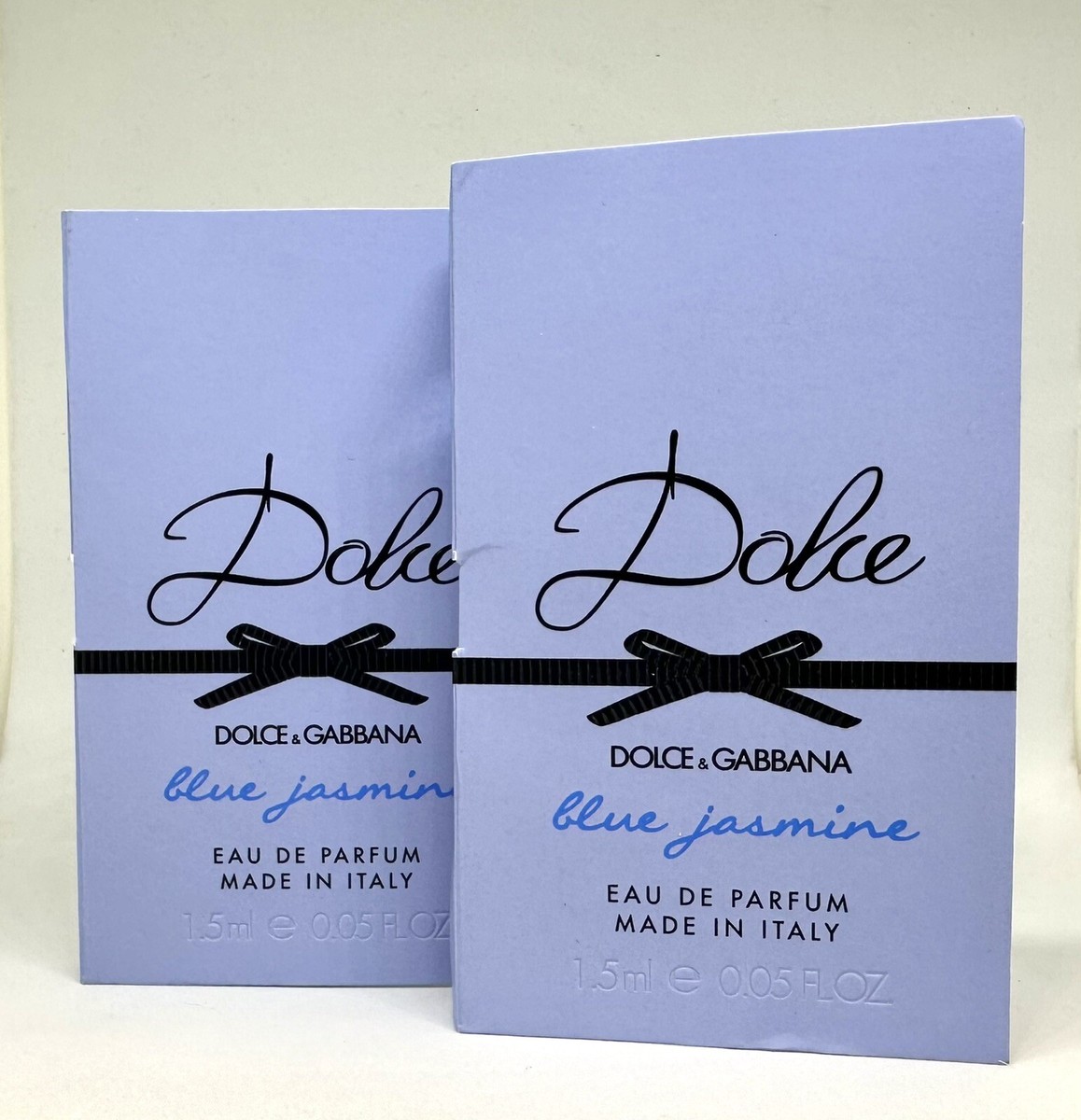 2 X Dolce & Gabbana Blue Jasmine eau de parfum spray sample 0.05