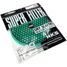 Hks Super Power Megaflow Air Filter Replacement Element 200mm Green Dry Genuine