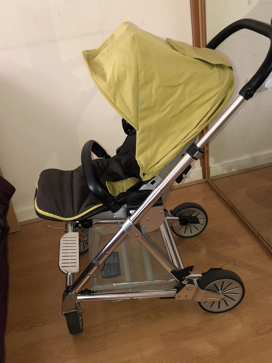 Mamas and top papas stroller yellow