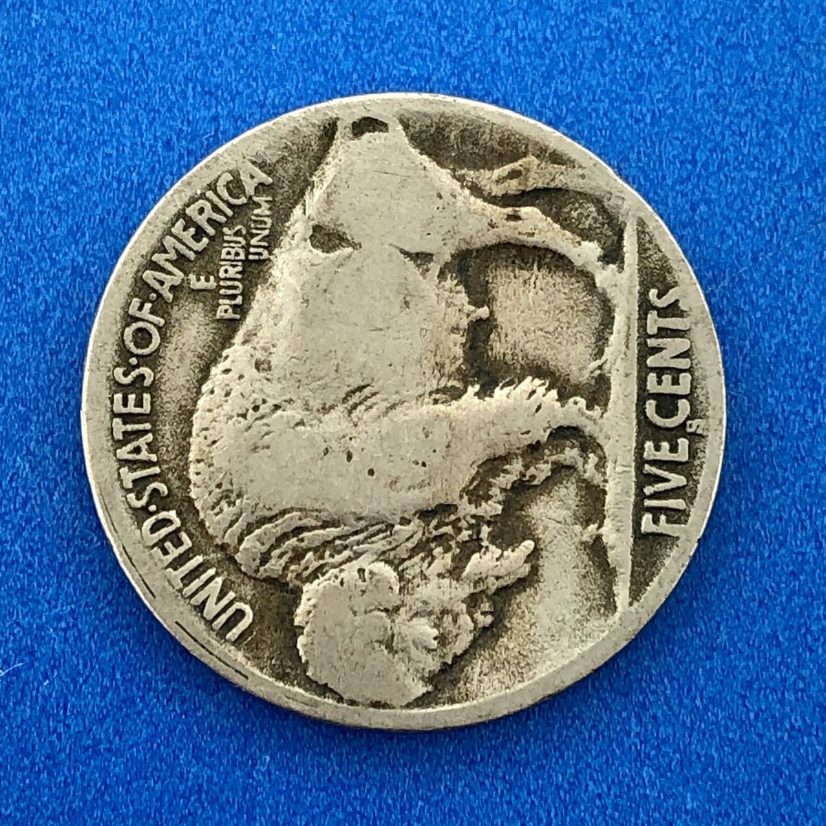 インディアンヘッド　1914年　サンフランシスコ　バッファロー 1914 S Indian Head Buffalo Nickel Better Key Scarce San Francisco