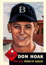 Don Hoak 176 1991 Topps Archives '53 (1953 Reprint)