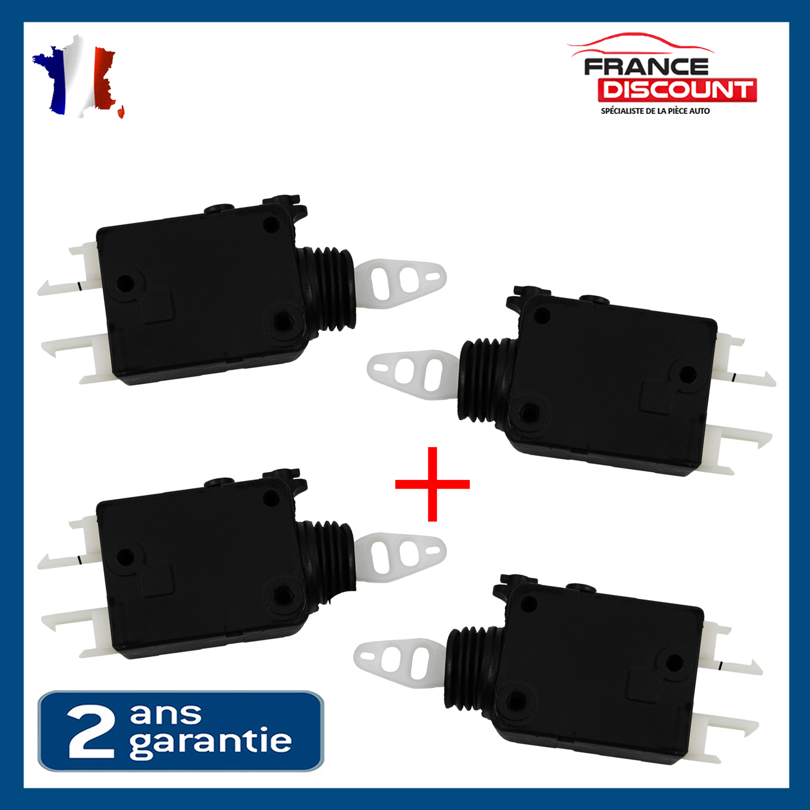 Serrure de centralisation haute résistance lot de 4 pour Saxo 106 205