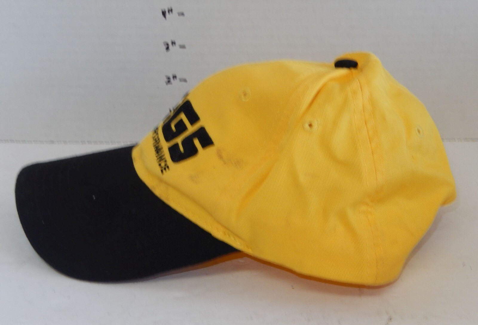 JEGS High Performance Adjustable Hat Cap Yellow B… - image 2