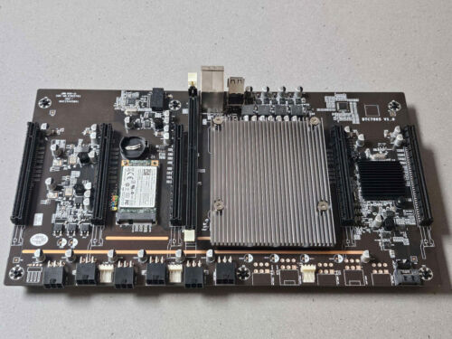 BTC79X5 X79 Motherboard Mining Motherboard LGA 2011 With CPU and SSD