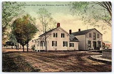 1914 Lehman Bros. Store And Residence Argusville New York NY Posted Postcard