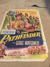 ORIGINAL ONE SHEET 27 X41 VINTAGE POSTER  FOLDED THE PATHFINDER MONTGOMERY