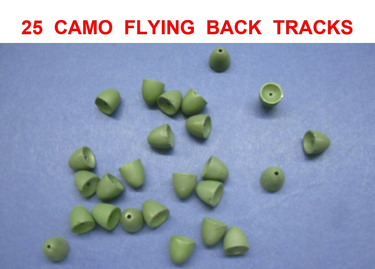 25 CAMO FLYING BACK TRACKS COARSE CARP FISHING IN LINE BACKLEADS LINE BACK LEADS
