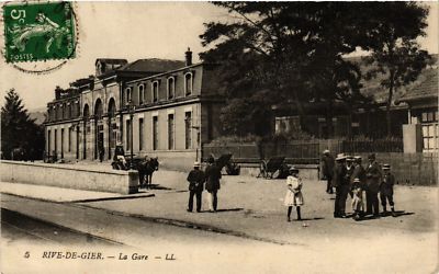 CPA AK RIVE-de-GIER - La gare (578696)