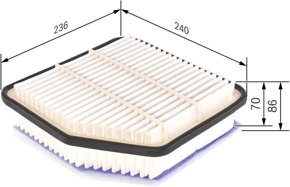 For Lexus - IS220d MK2 2.2D 2005-2012 Air Filter S0176 F026400176 Bosch — 第 2/4 张图片