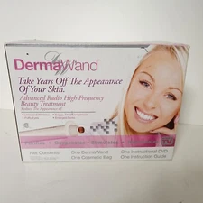 DermaWand Advanced Radio High Frequency Beauty Treatment Device w/ Products NEW
