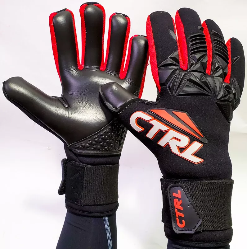 Vooruitgang G Tegenslag CTRL PRO Contact Foam Negative Cut Soccer Goalkeeper Goalie Gloves Black  Red 9 | eBay