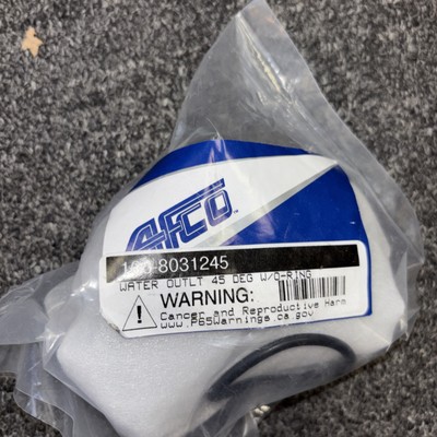 AFCO Fits Chevy Aluminum Thermostat Housing, 45 Degree Neck
