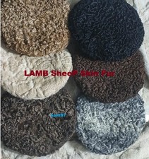 Cappello Chitrali agnello pelle di pecora pelliccia PAKUL FATTO A MANO TOPI PAKOL CAP PASHTUN TURBAN