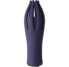 Glans 8-Tentacle Head Exerciser Vibrator 10 Modes USB Rechargeable Silicone