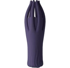 Glans 8-Tentacle Head Exerciser Vibrator 10 Modes USB Rechargeable Silicone