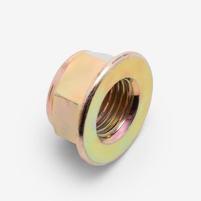Motorrad Flanschmutter 12 x 1,25 mm NUT088 NEU LOCK JAM FLANSCH NYLOCK KURBELSCHRAUBE