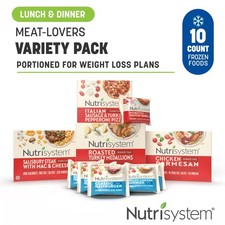 Nutrisystem Meat Lover  s Variety Pack, Frozen Meals with up to 22g of Protein