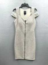 JAX Off Shoulder Mini Dress Sleeveless Bodycon Party Cocktail Evening