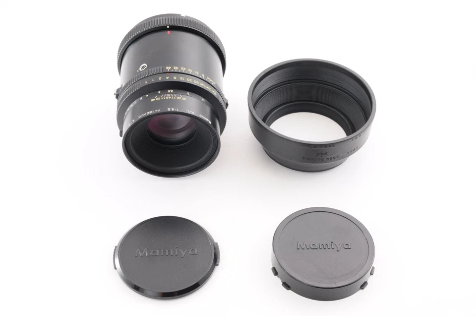 *Optics MINT w/Hood* Mamiya K/L 180mm f/4.5 L-A + Cap For RB67 Pro S SD From JPN - Image 3 of 4
