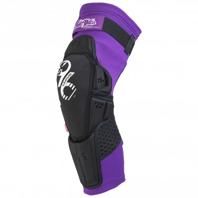 EVS YOUTH MX Armour - SLAYCO Knee Guards - Purple/Black (Pair) - Image 4 of 4