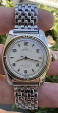 Rare 1948 Men’s Rolex Oyster Perpetual Watch Ref. 5015 Bubbleback S/S + 18K Gold