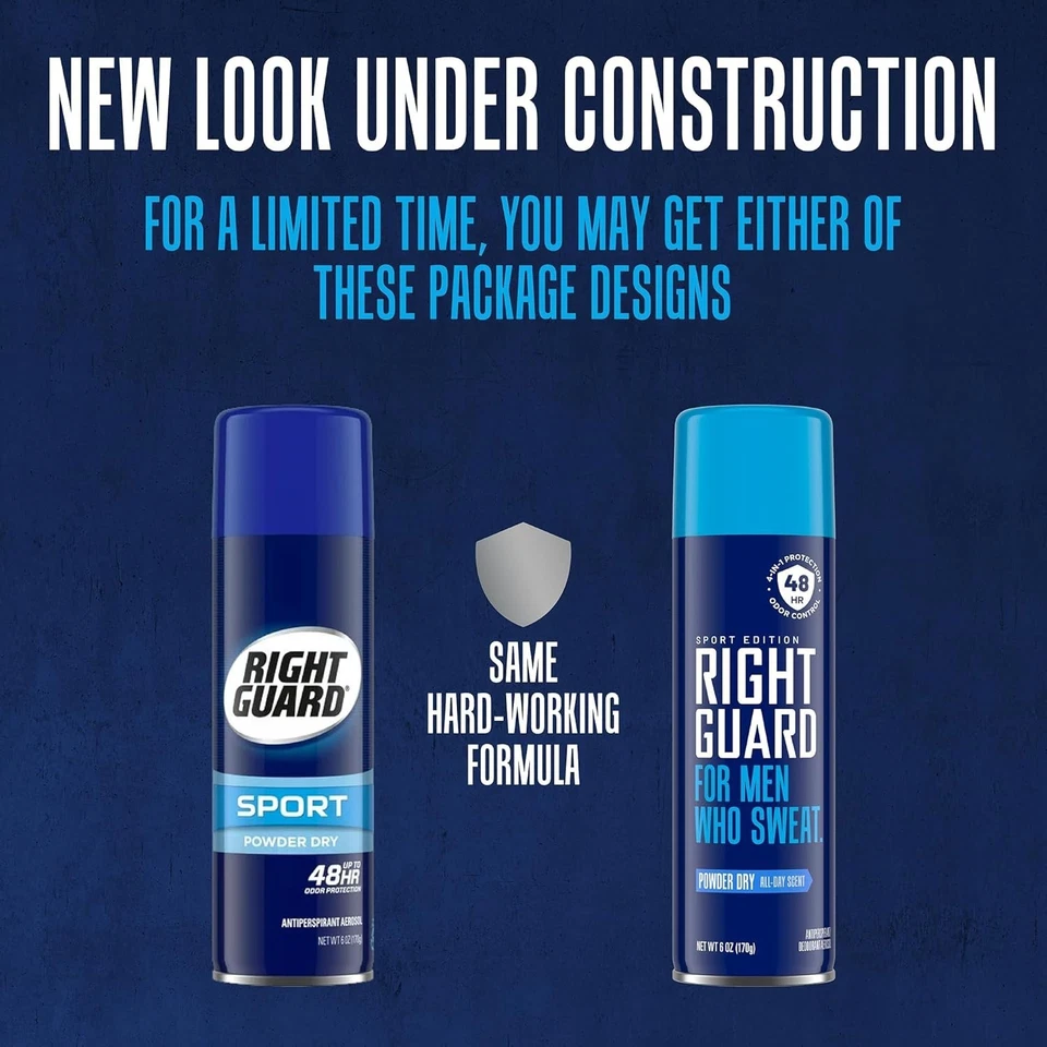 Antitranspirante y desodorante sin perfume Right Guard Sport 6 onzas (Paquete de 1)  Foto 2 de 4