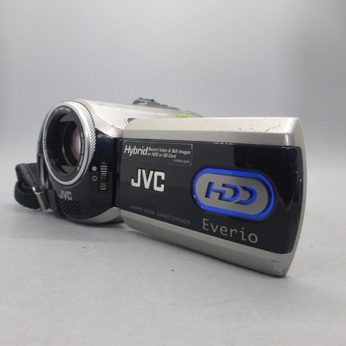 JVC Everio GZ-MG275EK Handheld High Definition HDD Camcorder Silver Tested - Picture 2 of 9