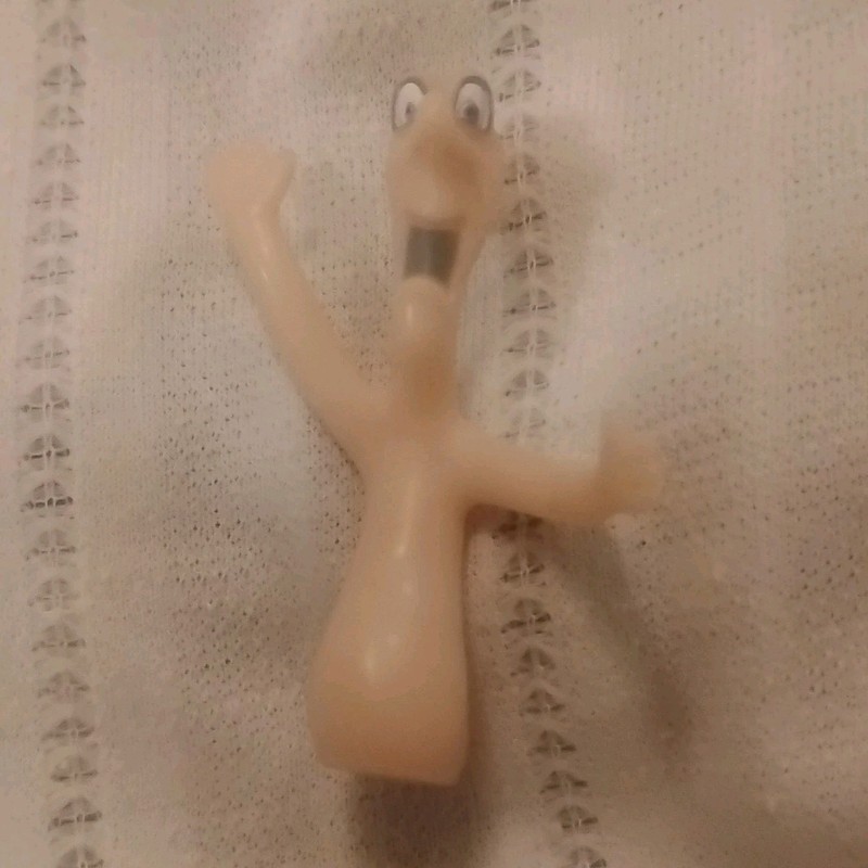 Vintage 90s Stretch Ghost Style Bendy Figure Toy Casper Movie Era Halloween