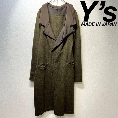 Yohji Yamamoto, Vintage 1996 Y’s Yohji Yamamoto Archive Wool design long Chester coat
