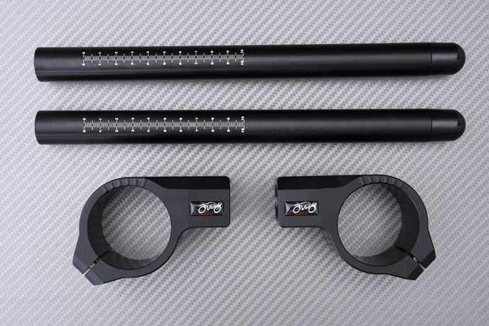 Guidon bracelet 37mm noir mat pour réparer la direction de votre moto CBR 600 F ancienne