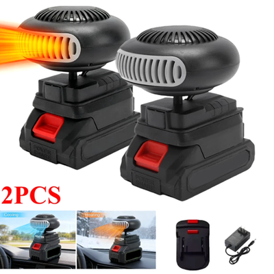 #ad Cordless Space Heater Battery Powered Portable Car Heater Fan Battery amp;Charger $43.98