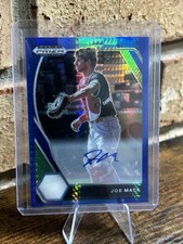 2021 Panini Prizm Draft Picks Blue Hyper Joe Mack #PDP31 Auto Miami Marlins