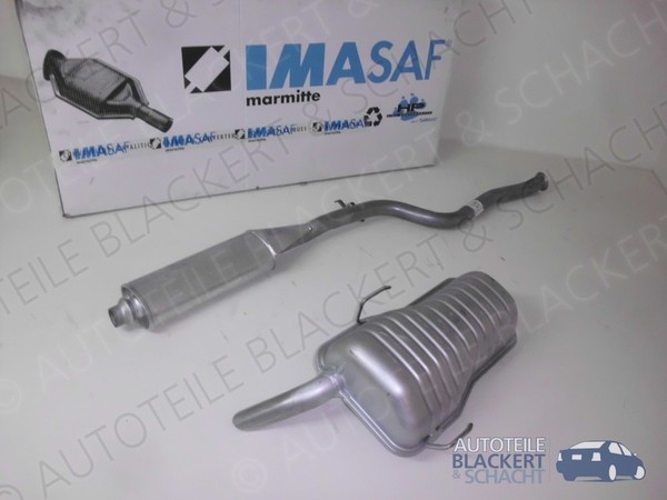 Imasaf Auspuffset Ab Kat für Peugeot 106 II 1.6 S16 Euro3 1996-2004 | MSD + ESD-image