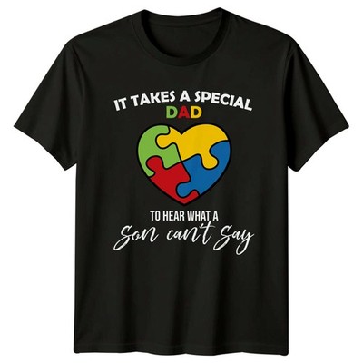 It Takes A Special Dad Herren T-Shirt Autismus Papa Autismus Bewusstsein Geschenk für Ihn