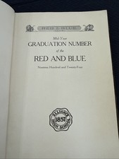1924 Alliance OHIO High School Mid Year Graduation Yearbook Softcover