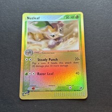Pokemon Nuzleaf 48/100 EX Sandstorm Reverse Holo Rare Card LP NM fast shipping  on eBay