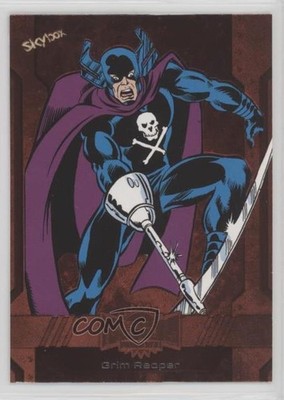 2024 Skybox Marvel Metal Universe Avengers High Series Copper Grim Reaper 02l5