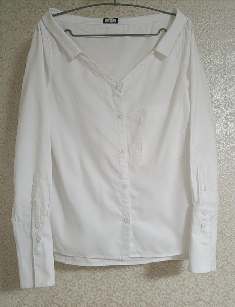 Women DRYKORN Shirt White Cotton S