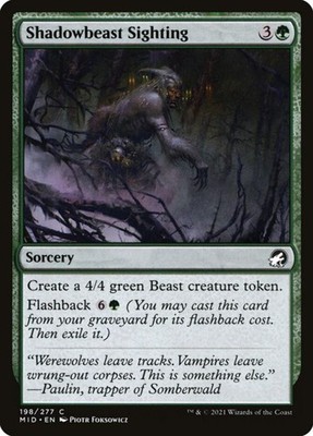 Shadowbeast Sighting (198)