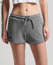 Superdry Womens Organic Cotton Vintage Logo Jersey Shorts Size 14
