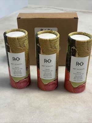 Lot of 3 R+Co. Art School Root Touch-Up Gel - Light-Brown, 15ml/0.5 oz Eaxh (x3)